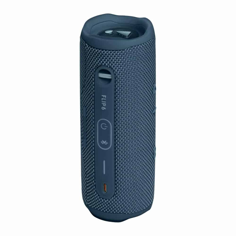 (image for) JBL Flip 6 Waterproof Rugged Portable Bluetooth 2-Way Speaker 12Hrs Playtime Blue